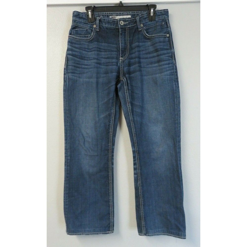 Mens BKE BUCKLE Tyler Straight Leg Jeans Size 30x29 Blue Denim Pants